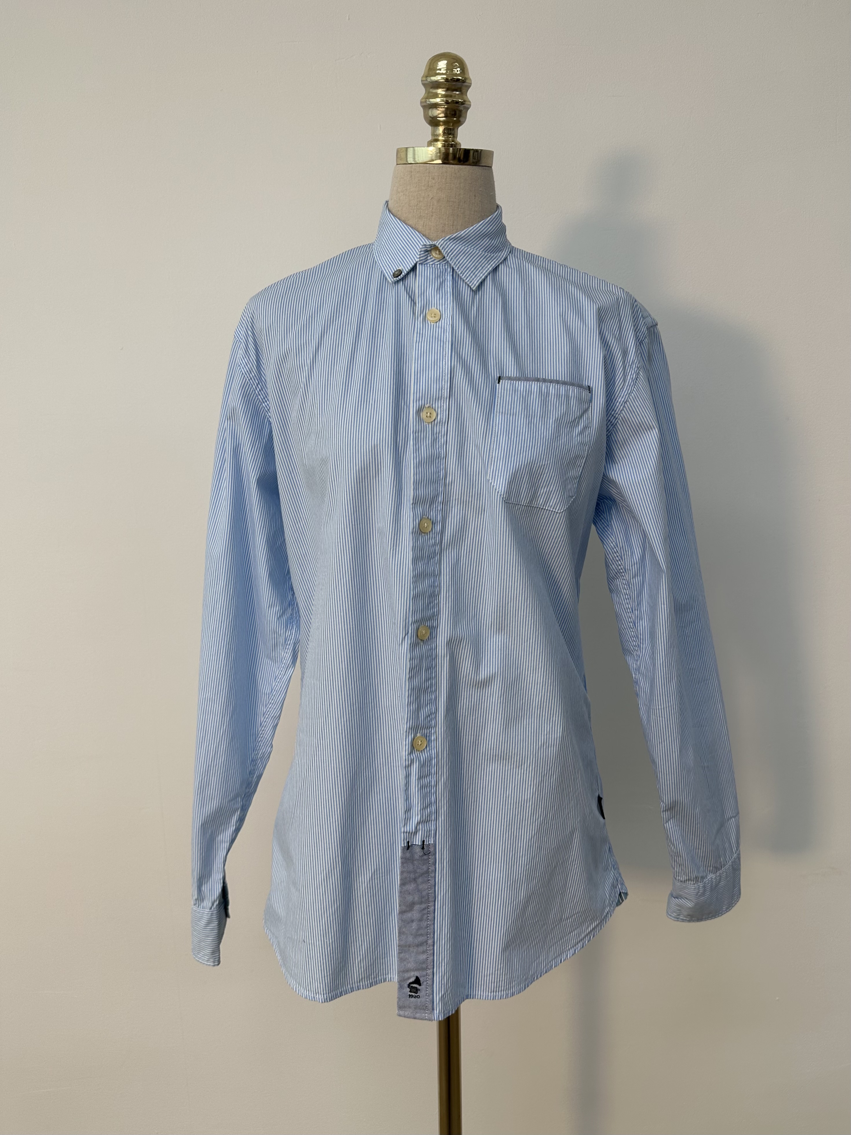 Paul smith jeans blue stripe cotton shirt