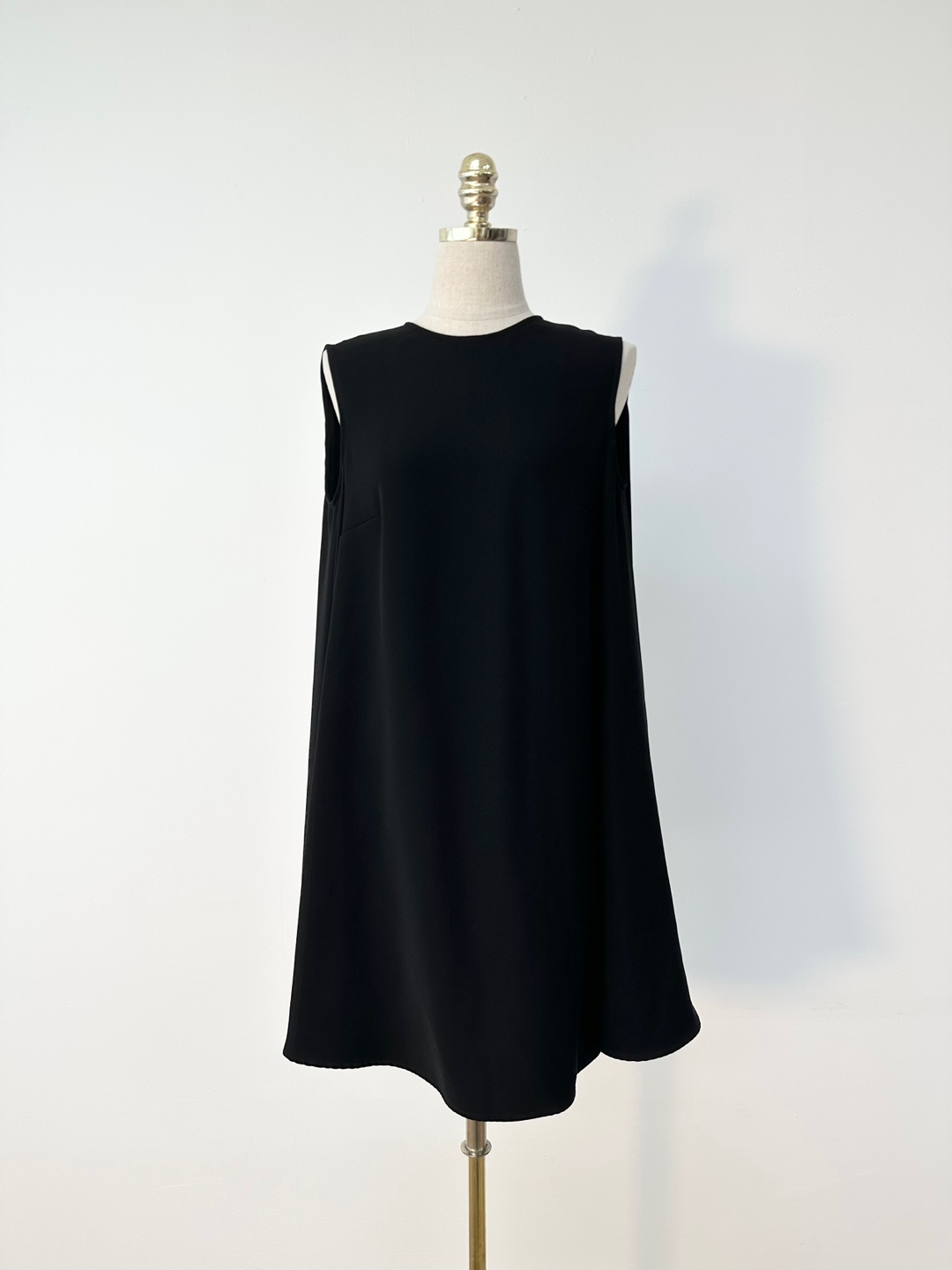 MCQ McQueen Black A-Line Flare Dress