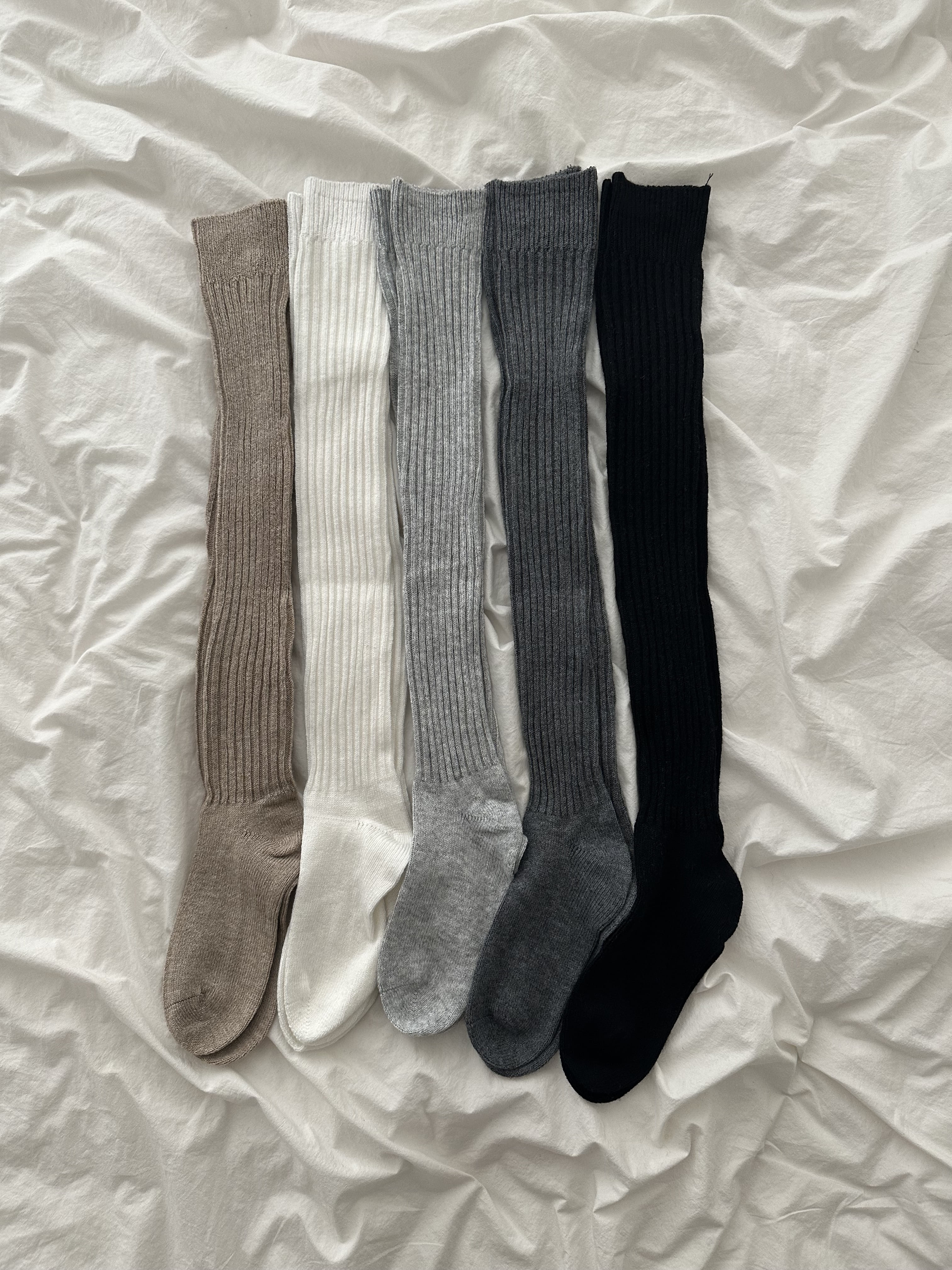 Cashmere Wool Knee Socks